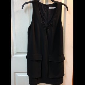 Editorial Black Oversized Dress